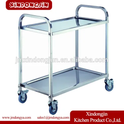 BRD-L2 stainless steel waste collection trolleys
