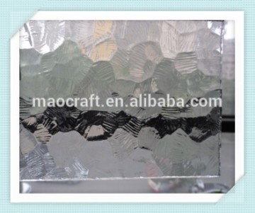 Clear Ripple patterned glass/ Figured glass 4mm 5mm 6mm