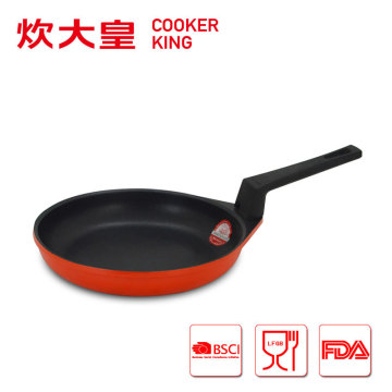 16cm Mini cast aluminium round fry pan with non-stick coating