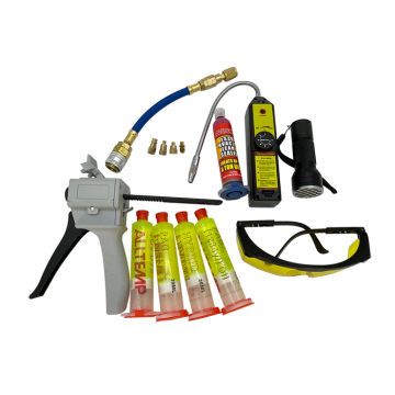Rò rỉ hệ thống ac/r cho khí với máy dò rò rỉ, đèn pin, kính bảo vệ UV LDP-1