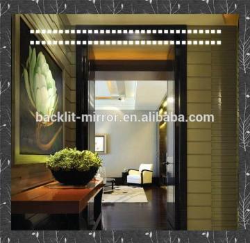 IP44 structure LED lighted mirror for bathroom