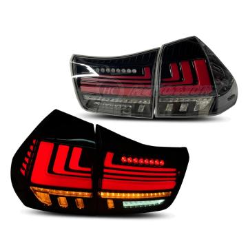 Lâmpadas traseiras de carro traseiro hcmotionz de alta qualidade DRL RX330 RX350RX 400H 2003-2009 Luzes traseiras LED de animação de inicialização para Lexus