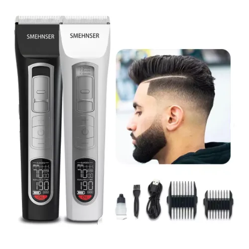 Professional LCD Cordless Rechargeable Hair Trimmer with Low Noise: Your Ultimate Grooming Solution