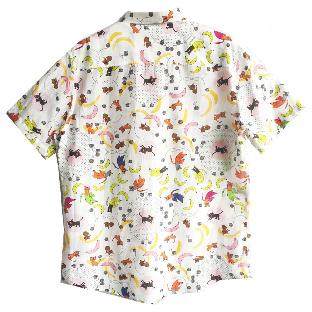 Fs45 Cats Print Shirt