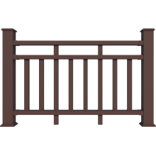 High quality anti-uv WPC Railing