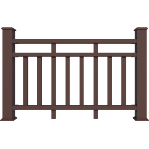 High quality anti-uv WPC Railing