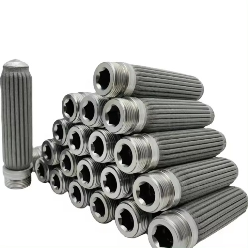 Su arıtma Geri Dönüşüm Sinterlenmiş pileli metal filtre