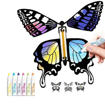 Magic Flying Butterflies Toy: A $1 Promotion for Creative Kids' Paint and Color Experience