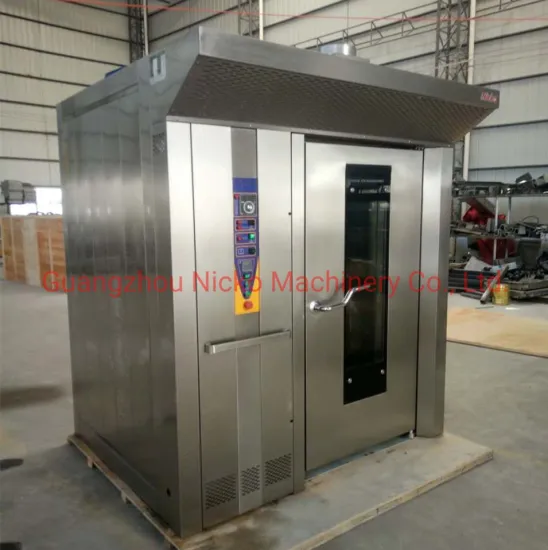 Bread Baking Oven Bakery Equipment Stainless Steel Rotary Rack Oven