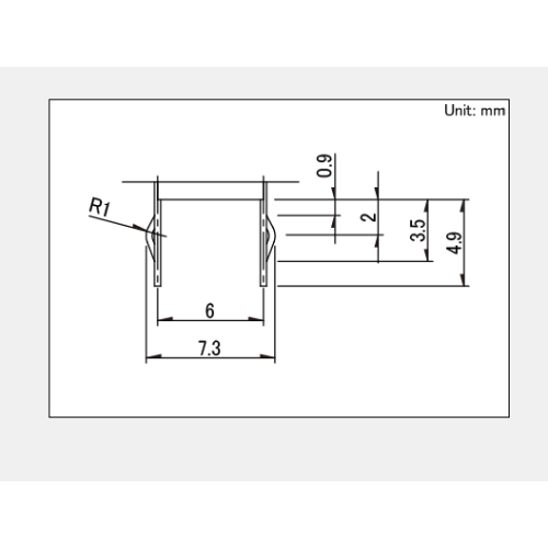 Spun series push switch