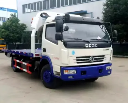 Dongfeng 4 Tons Flatbed Tow Truck Wrecker