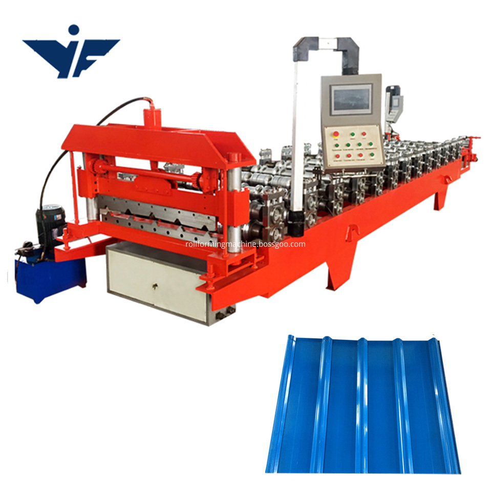 Color steel roof tile making machine 