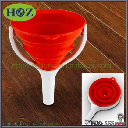 silicone expandable funnel, Collapsible silicone Funnel, silicone funnel
