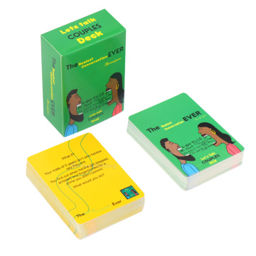 Front and Back Printing Couple Deck with Box
