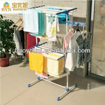 BAOYOUNI balcony & living room foldable handy clothes dryer 0830-2P