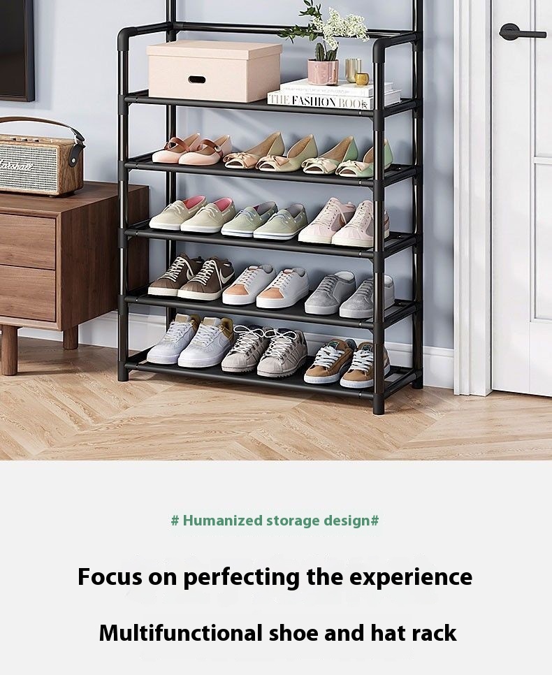 Multi-Layer Shoe & Coat Rack