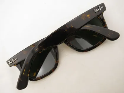 Tortoise Frame Ray Ban Wayfarer Sunglasses Acetate Frame Crystal Lens Rb2140 902