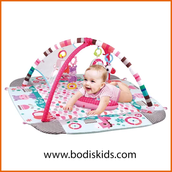 Safety Newborn Folding Gym Activity Music Crawling Mat for Baby