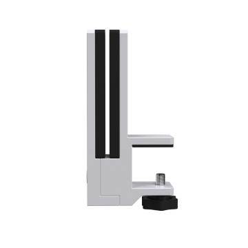 Free Sample: Contemporary Modern Office Desk Partition Clamp Accessories for Home Office Furniture - Computer Table and Wood Panel Style