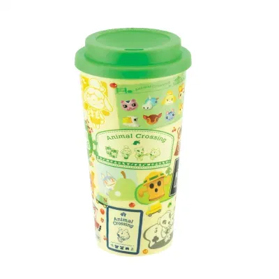 Officially Licensed Merchandise Plastic Multicolour 350 Ml Animal Crossing Travel Mug