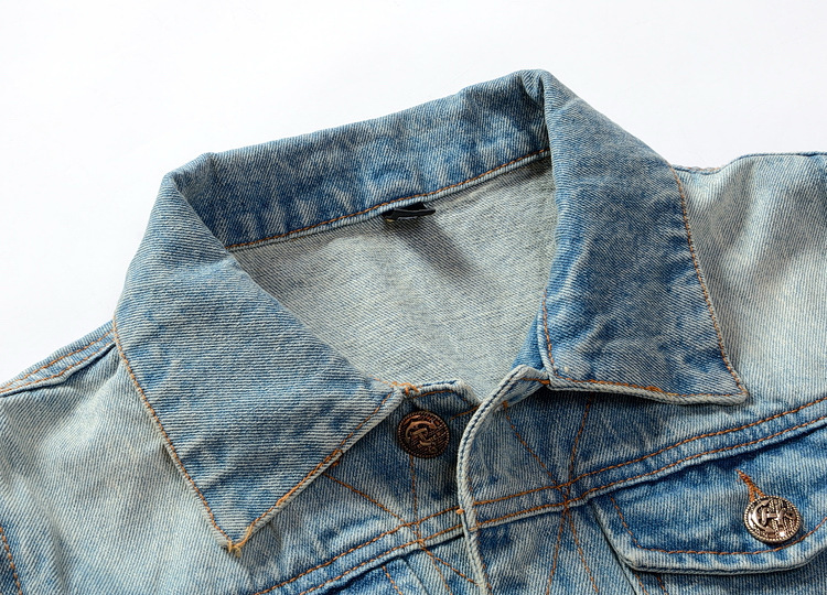 Custom Men Denim Vest Jacket