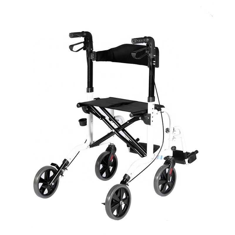 Tonia German Rollator Two In One Function Walker Aids With Footrest Tra083