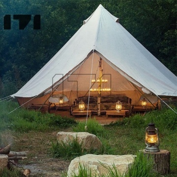 Plastic Cold Weather Bell Tent with 5-Room ISO Certified
