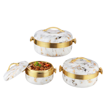 Stock Modern Jumbo Size Food Storage and Warmer Containers Set: 1L, 2L, and 3.5L for Ramadan