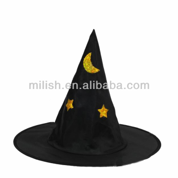 Halloween Cheap Wholesale Fancy Decorative Satin fabric Witch Hat MH-1783