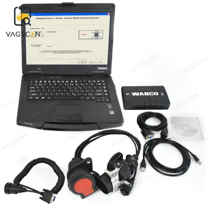 Newest Quality WABCO Diagnostic Kit (WDI) - WABCO Trailer and Truck Scanner with CF54 Laptop