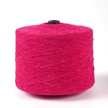 Wholesale 1/6nm 100% Polyester Chenille Chunky Yarn for Crochet Knitting