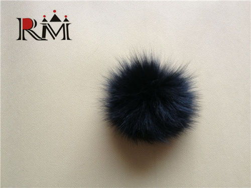 fashion fox fur ball key chain