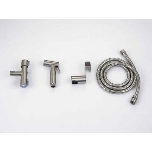 Toilet Bidet Sprayer Set Kit Double Handles Stainless-Steel Toilet Bidet Sprayer Set Kit Factory