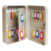 Key Lock Box Wall Mounted with Key Hooks