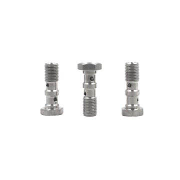 M10X1 3/8X24 Stainless Steel Anti-Rust Brake Hose Banjo Bolt for Racing Motorcycles