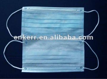 blue 3ply non woven face mask