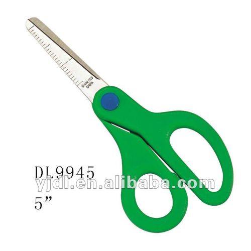 5" Decorative comfortable grip handle kids scissors