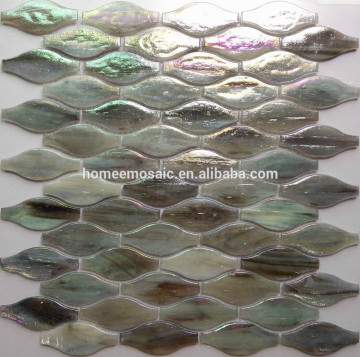 tiny houses Iridescent fish scale mosaic tile