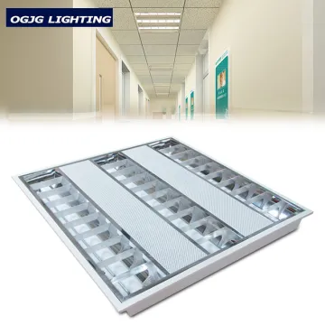 40W Recessed LED Grille Light with Microwave Motion Sensor for Office