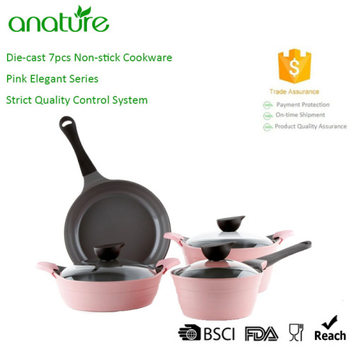 Set di stoviglie decorativo in alluminio Prestige Hot Pink