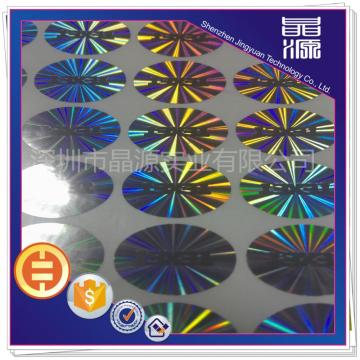 Nhãn hiệu Rainbow Tamper Proof Nhãn dán An toàn Holographic