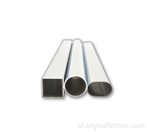 Móveis tubos de metal oval de aço tubo redondo