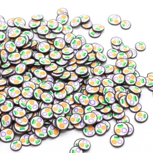 New Arrival Sushi Style Cute Round Polymer Clay Slices 500g / bag Fashion Nail Art Stickers 5mm Pretty for Nail Art ή Slime DIY