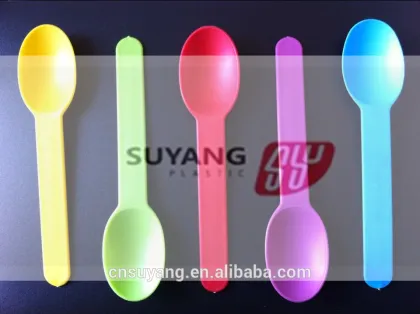 ice cream plastic spoon yogurt plastic spoon