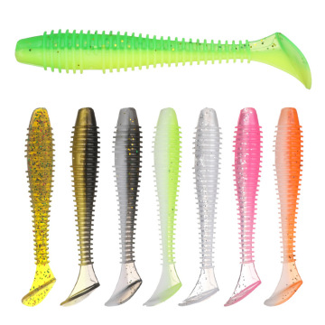 1000g Bulk Factory Price Wholesale Soft Fishing Lure Silicon Vibro Paddle Tail Swimbait