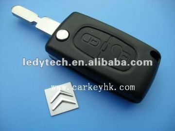 Hot sale Citroen 406 2 buttons remote key 433Mhz,ID46 chip