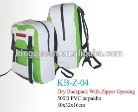 25L PVC Tarpaulin Waterproof Zipper Outdoor Backpack