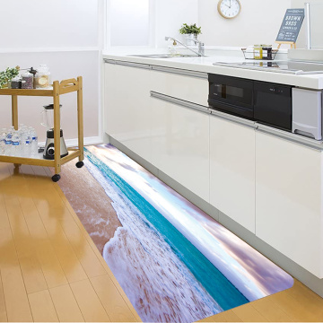Flannel high definition digital printed floor mat