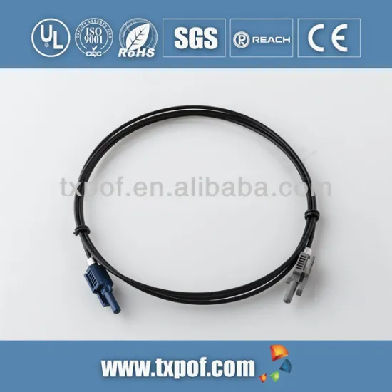 Plastic optical cable for high voltage inverter