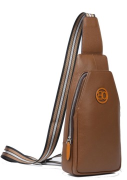 Professional Manufacturer Classic Brown Casual Attractive Multifunctional Real Leather Chest Bag